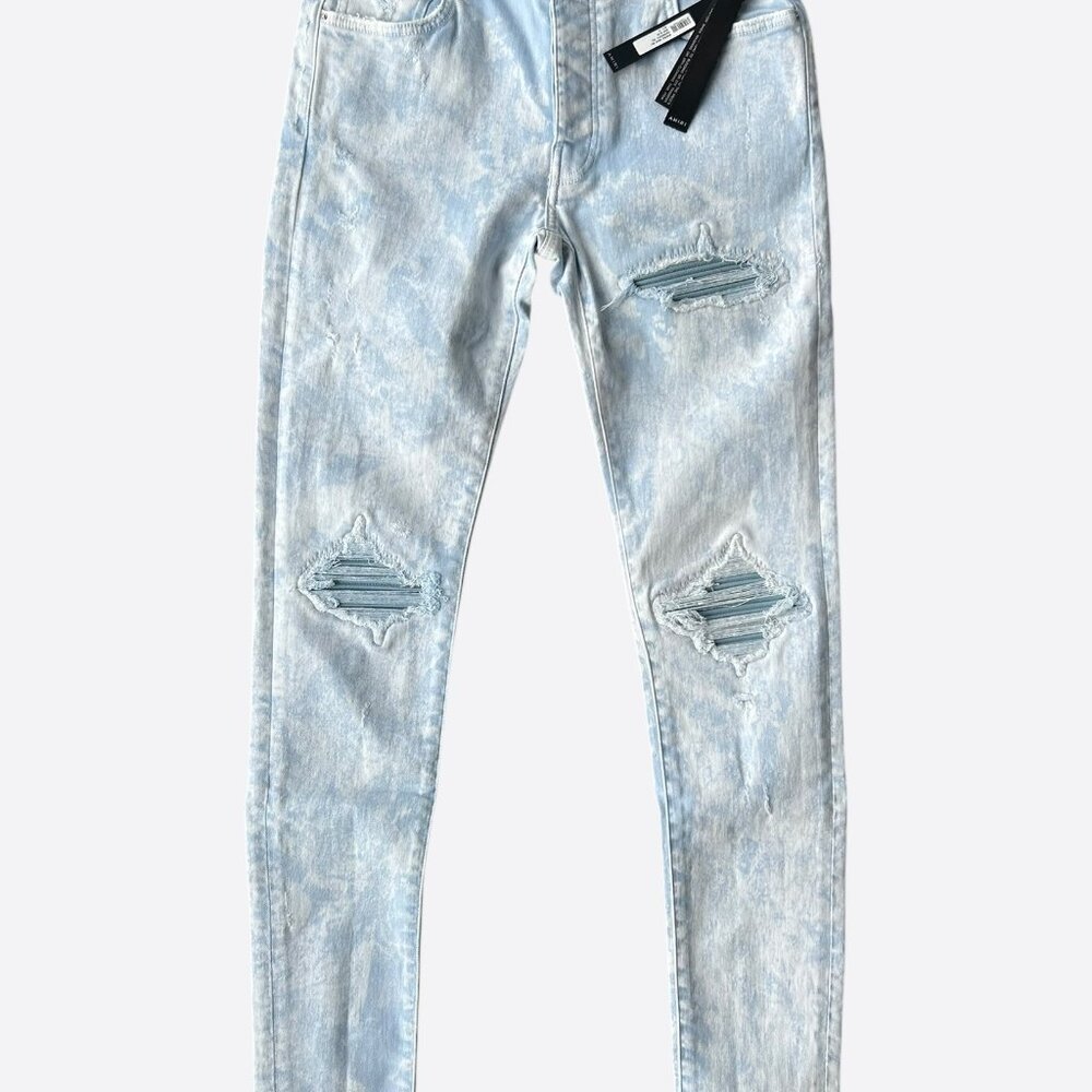 Amiri Mineral Wash Blue Patch MX1 Jeans